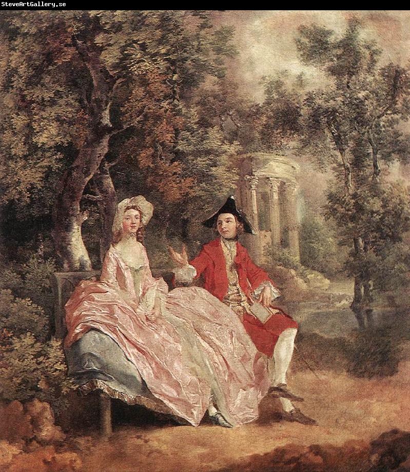 GAINSBOROUGH, Thomas Conversation in a Park sd